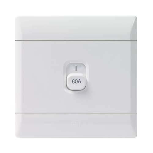 CBi PVC Stove Isolator Switch 3P 60A 4x4 - White