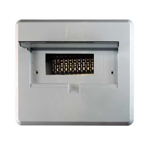 CBi 12-Way Steel Distribution Board with Plastic Cover