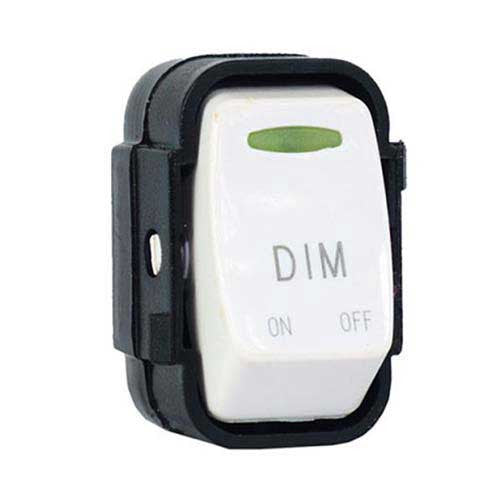 CBi PVC Dimmer Switch Module Insert - White