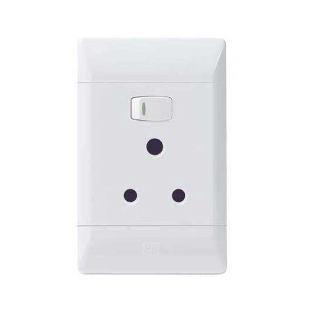 CBi PVC Unswitched Socket 4x2 - White