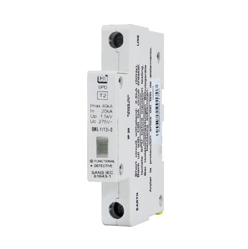 CBi QKL-1(13)D DIN Rail Surge Protector with Indication 1P 275V 40kA