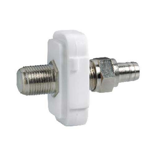 CBi PVC DSTV Socket Module - White