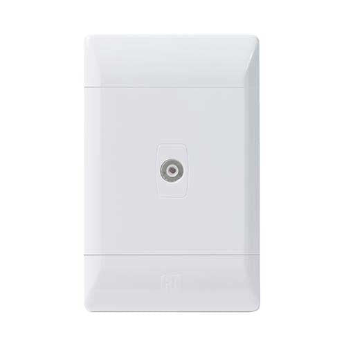 CBi PVC TV Socket 4x2 - White
