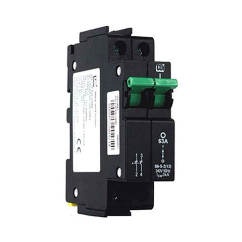 CBi QA-S-2(13) Mini Rail Isolator 2P 3kA 63A