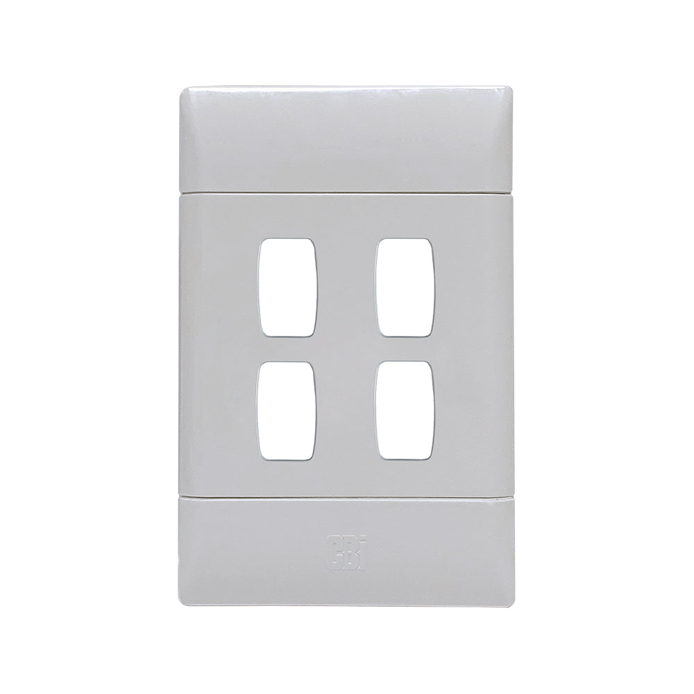 CBi Switch Ultra 4 Module Cover Plate 4x2